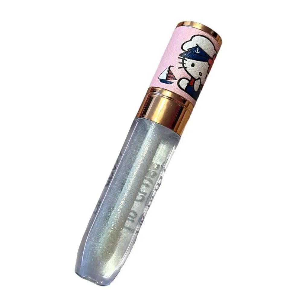 🤯5/$25🤯 Hello Kitty Glimmering Clear Lip Gloss With Silver Sparkle